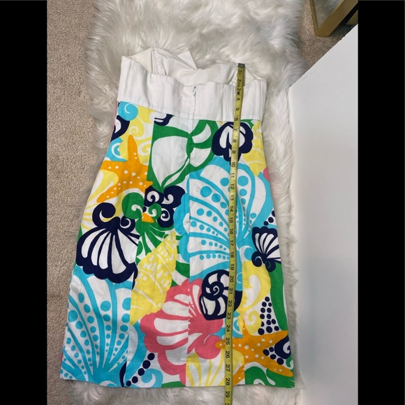 #6 Lilly Pulitzer Keisha Strapless Dress size 2 - Picture 11 of 14